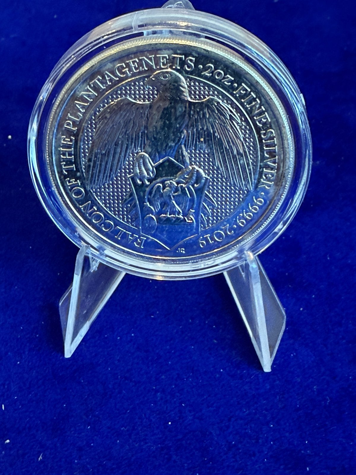 Queens beast 2019 falcon 2 oz zilver, Ophalen of Verzenden, Zilver