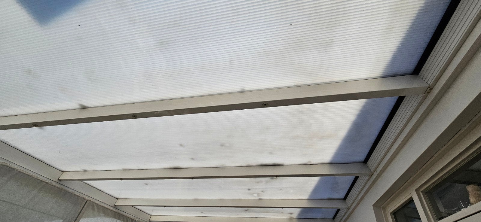 Gebruikte Veranda Dakplaten - Polycarbonaat, Tuin en Terras, Ophalen of Verzenden, Gebruikt, Veranda