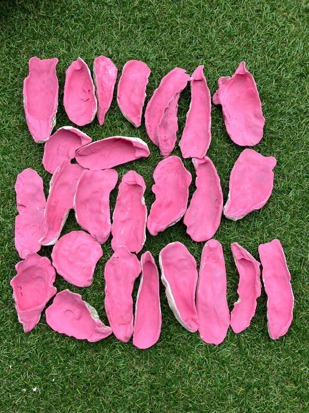 25 schelpen L roze 6-11 cm, Huis en Inrichting, Ophalen of Verzenden, Zo goed als nieuw