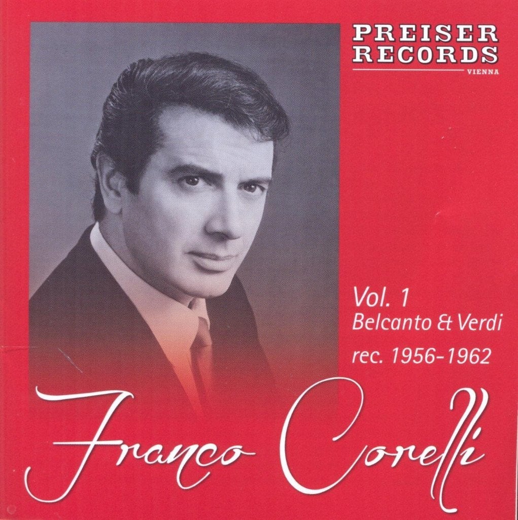 Nieuw! Franco Corelli - Vol. 1 Belcanto & Verdi (CD), Inclusief boekje, Verzenden, Verdi, Opera of Operette