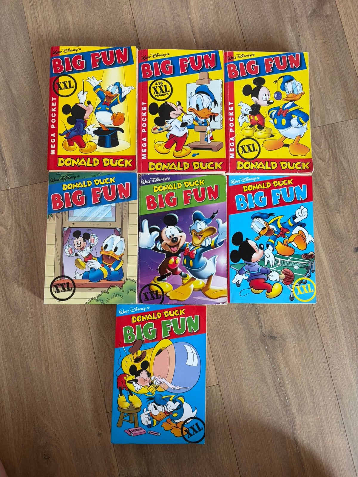 Donald Duck Big fun 7x, Boeken, Meerdere comics, Ophalen of Verzenden, Gelezen, Europa