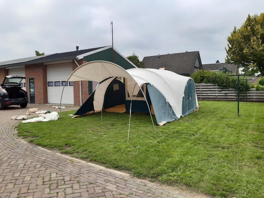 Hypercamp Avantgarde 6 - familietent - tunneltent, Caravans en Kamperen, Tenten, Ophalen of Verzenden, Zo goed als nieuw, Tot en met 6