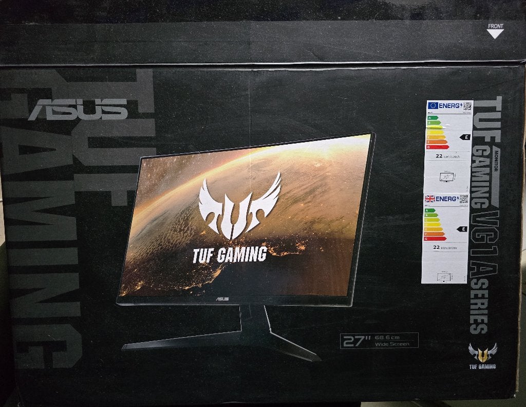 ASUS TUF Gaming VG279Q1A – 27" IPS 165Hz, IPS, Minder dan 1 ms, Zo goed als nieuw, ASUS TUF Gaming