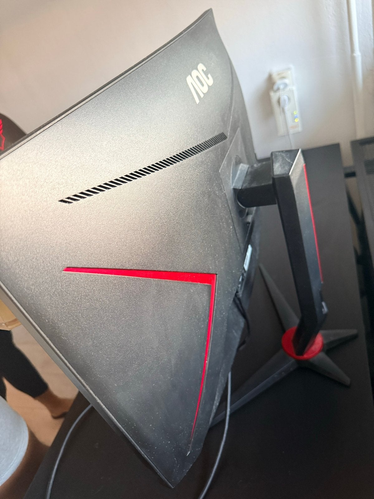 AOC 27 inch Curved 2K 144hz Monitor, Ophalen, Gebruikt, Quad HD (2K), Curved