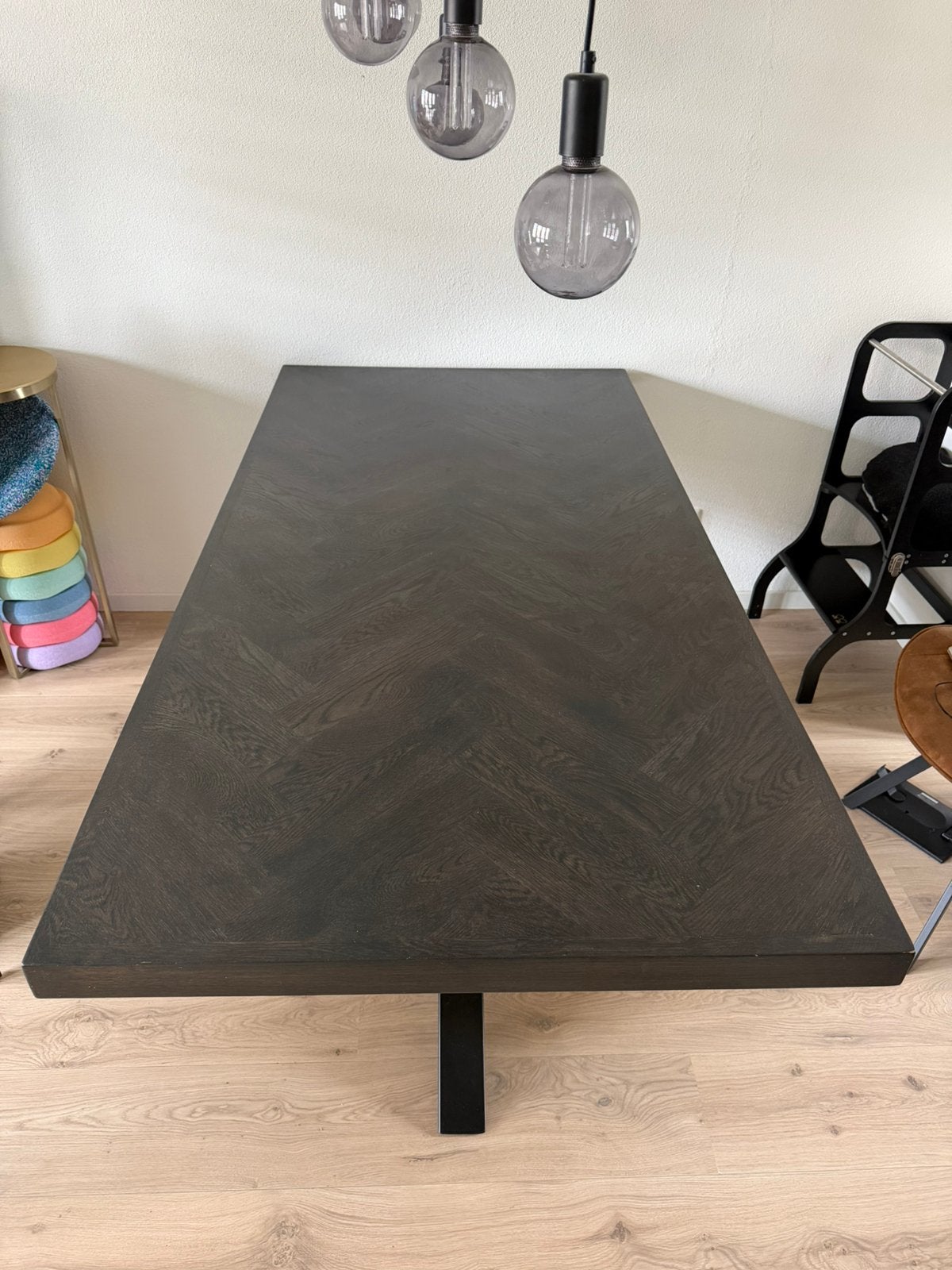 Eettafel 180x90 cm met spinpoot - Modern design, Huis en Inrichting, Tafels | Eettafels, Ophalen, 50 tot 100 cm, Zo goed als nieuw