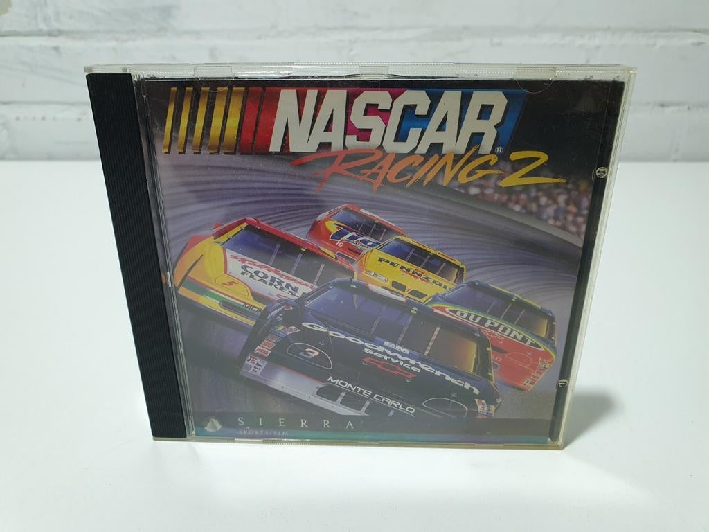 NASCAR Racing 2 – Originele Pc CD‑ROM – Complete set, Spelcomputers en Games, Games | Pc, Gebruikt, Racen en Vliegen, 1 speler