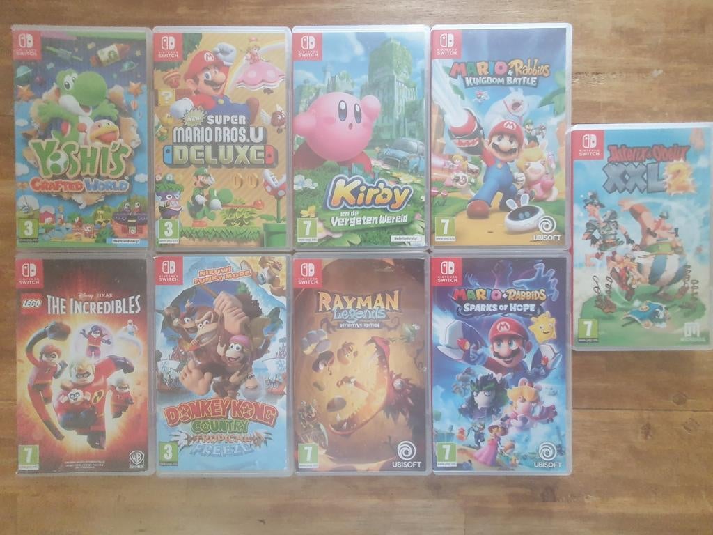 9 goedkope gebruikte switch games + gratis verzend, Ophalen of Verzenden