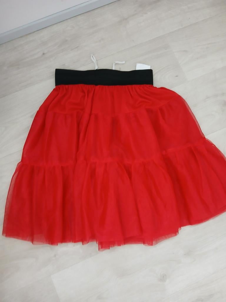 Rode tule rok, Kleding | Dames, Carnavalskleding en Feestkleding, Ophalen of Verzenden, Zo goed als nieuw, Carnaval