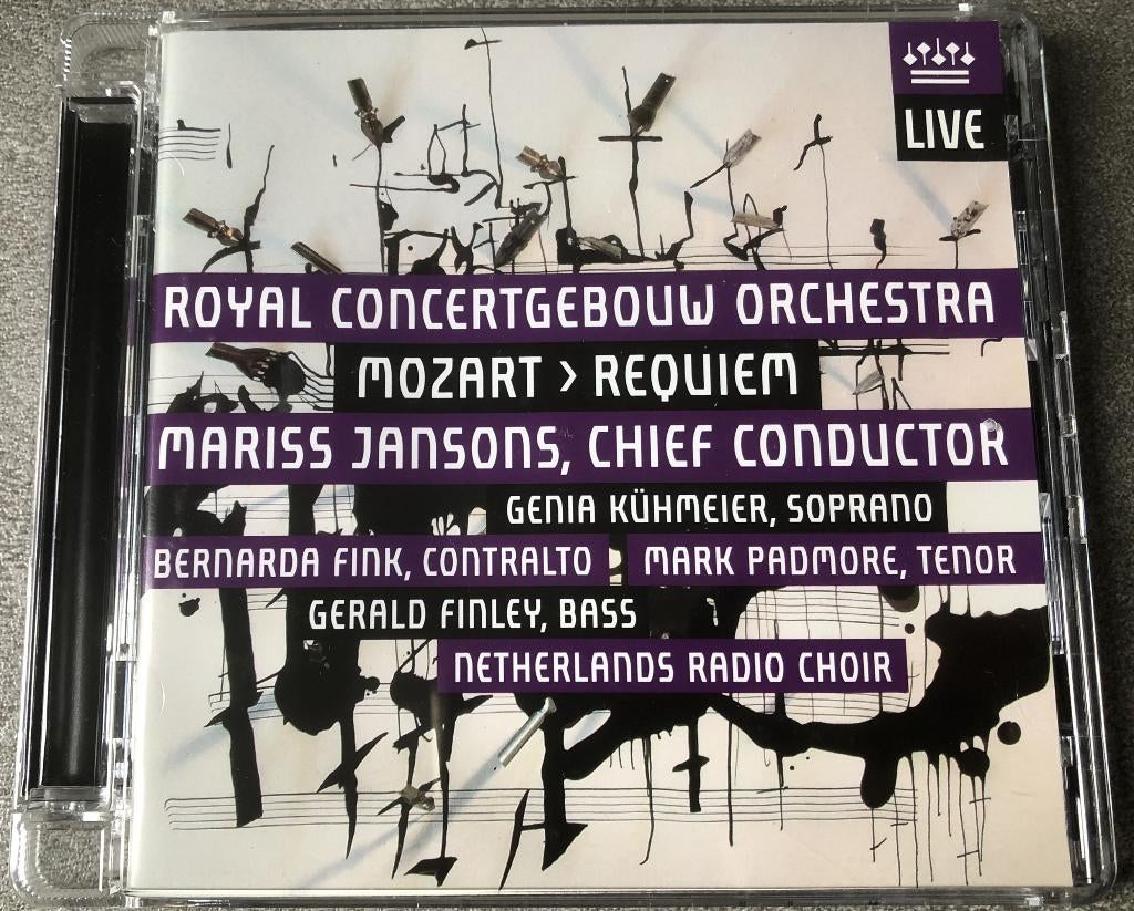 MOZART - REQUIEM - RCO - MARISS JANSONS, Ophalen of Verzenden, Classicisme, Zo goed als nieuw, Vocaal