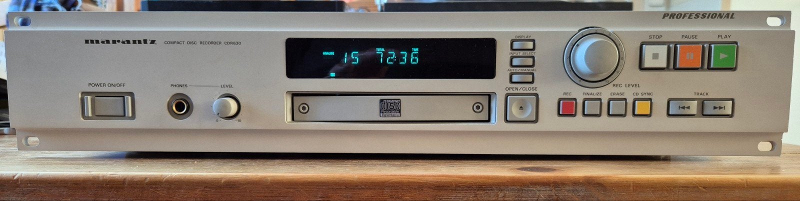 Marantz CDR630 Professionele CD-recorder, Audio, Tv en Foto, Ophalen of Verzenden, Zo goed als nieuw, Marantz