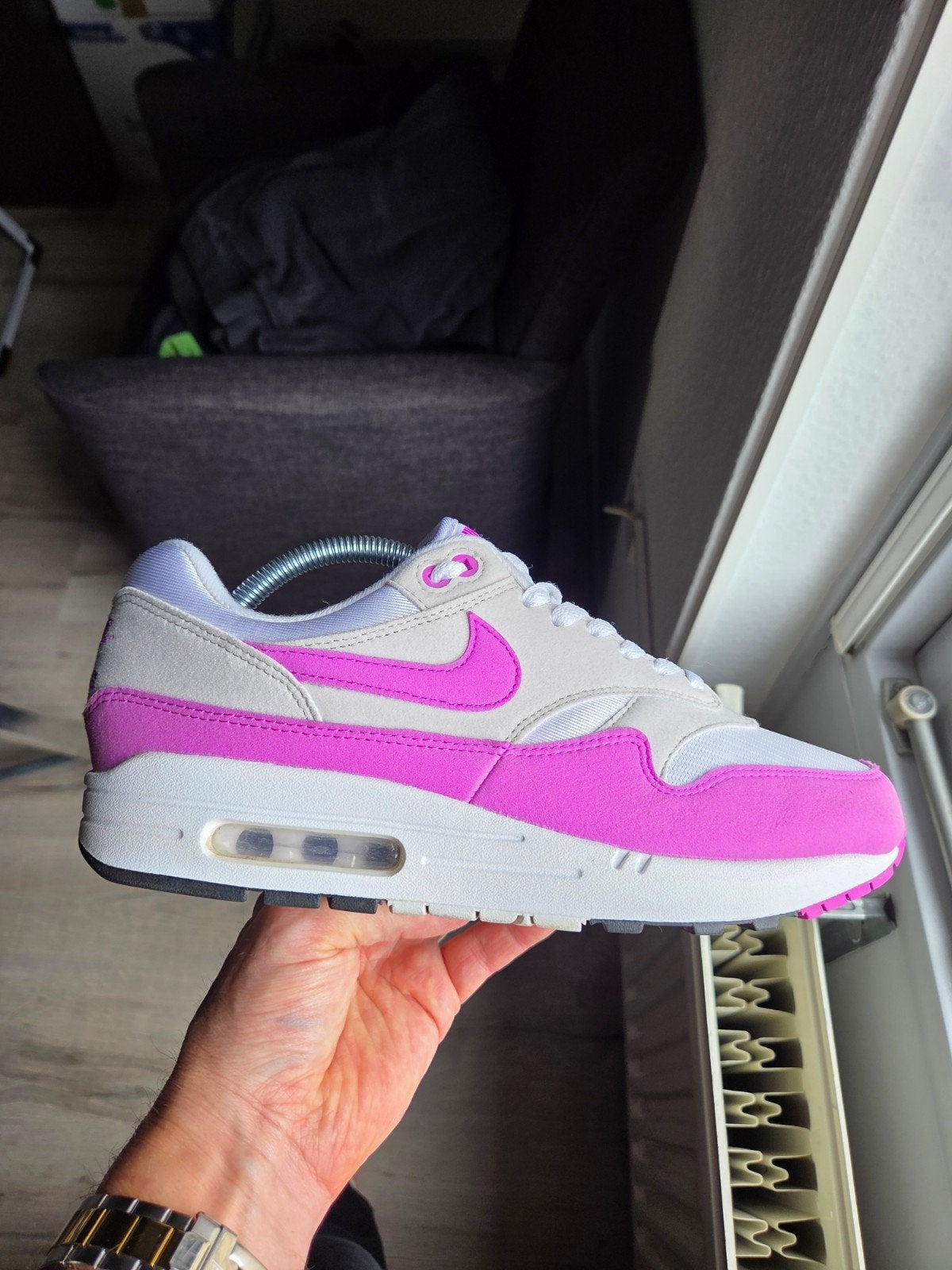 Nike Air Max 1 Fuchsia Dream, Nike air max, Overige kleuren, Ophalen of Verzenden, Sneakers of Gympen
