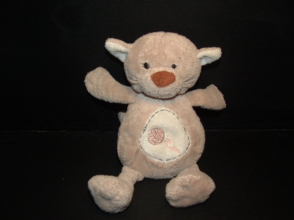 EDDY TOYS POES/ KAT BABYFRIENDS VELOURS GRIJS MET WITT, Verzenden, Nieuw, Overige typen