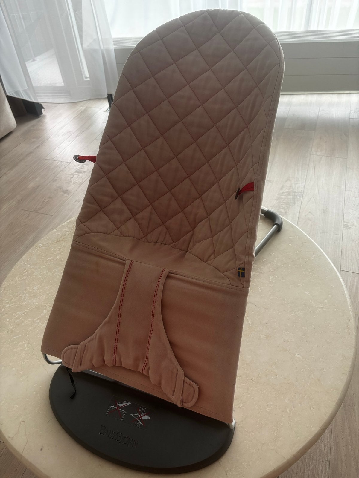BabyBjörn wipstoel - Beige, Ophalen, Gebruikt
