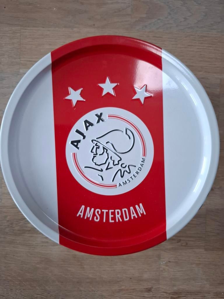 Ajax koekblik, Verzamelen, Ophalen of Verzenden, Gebruikt, Ajax, Overige typen