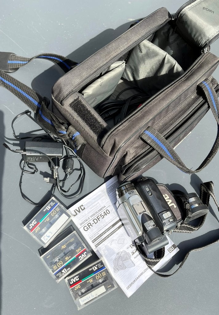 videocamera, Ophalen, Mini dv, JVC, Zo goed als nieuw