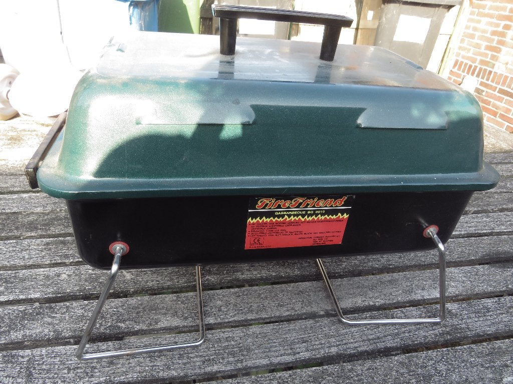firefriend  0010  tafel gas barbecue 1 handvat stuk, Tuin en Terras, Ophalen, Gebruikt, FireFriend