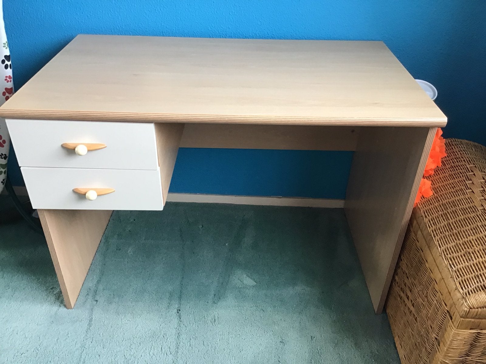 Bureau en kast voor kinderkamer, Ophalen, Gebruikt, Overige merken, Bureau-kast combinatie