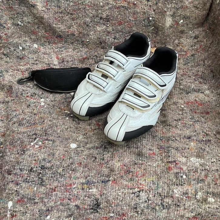 Shimano fietsschoenen - Maat 44 met fiets clips, Gebruikt, Heren, Schoenen, Overige maten