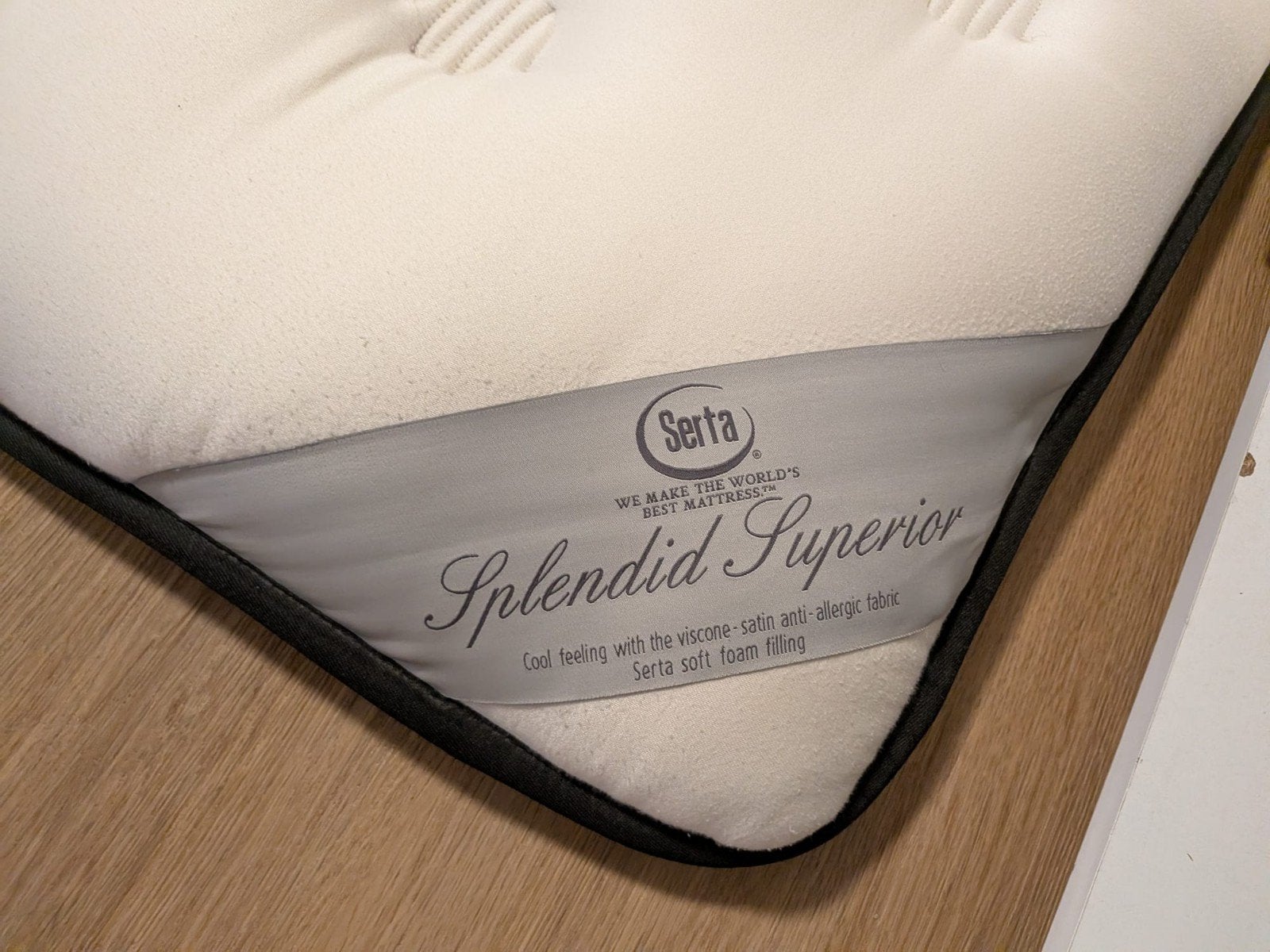 Hoge kwaliteit topper Serta, Ophalen, Tweepersoons, Zo goed als nieuw, Matras