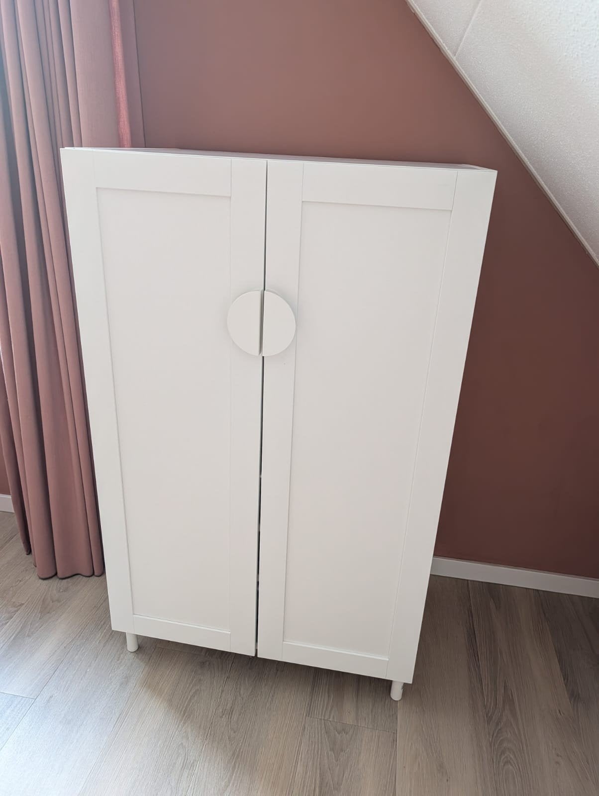 Witte kledingkast voor kinderkamer - IKEA Småstad/Platsa, 50 tot 70 cm, 105 cm of meer, Ophalen of Verzenden, Zo goed als nieuw