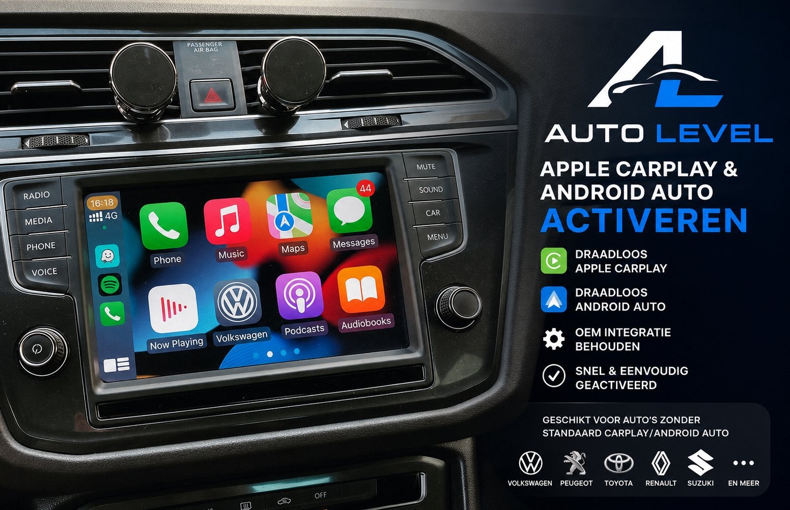 Apple CarPlay & Android Auto Inbouw, Computers en Software, Navigatiesoftware, Ophalen of Verzenden, Zo goed als nieuw, Update