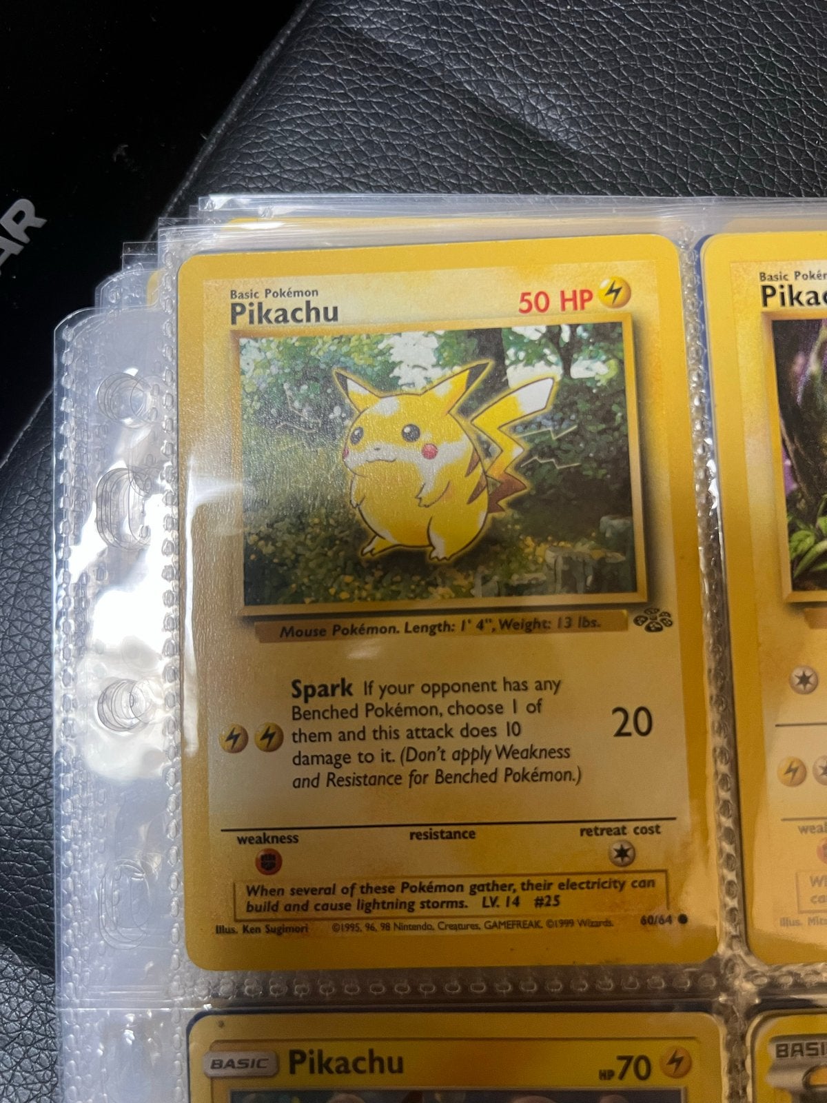 Pikachu Jungle 60/64 Pokémon Kaart, Ophalen of Verzenden, Gebruikt, Losse kaart