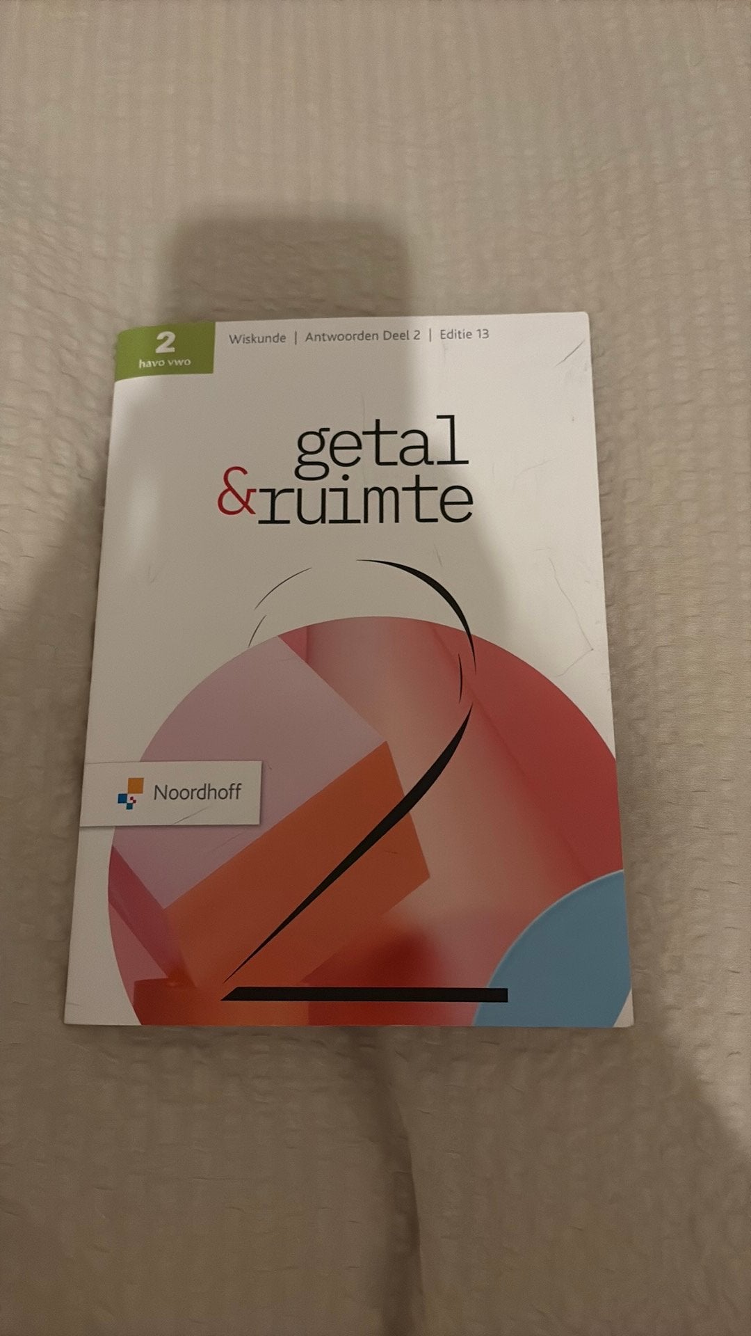 Getal&ruimte antwoordenboekje 2havo vwo, Ophalen, Zo goed als nieuw