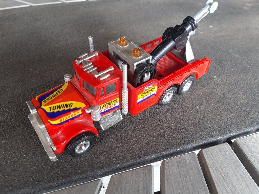 Kenworth takelwagen - Majorette groot formaat ! Nieuwstaat, Ophalen of Verzenden, Nieuw, Bus of Vrachtwagen, Majorette