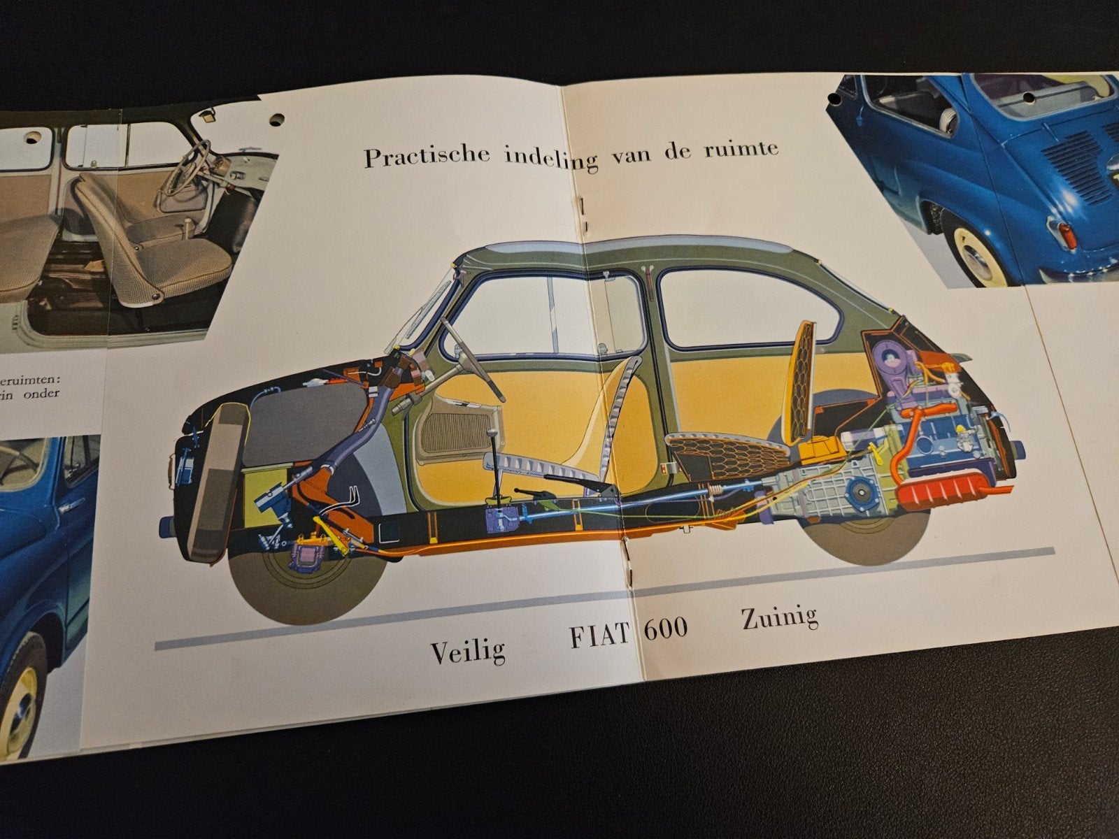 Brochure Fiat 600, Ophalen of Verzenden, Zo goed als nieuw, Overige merken