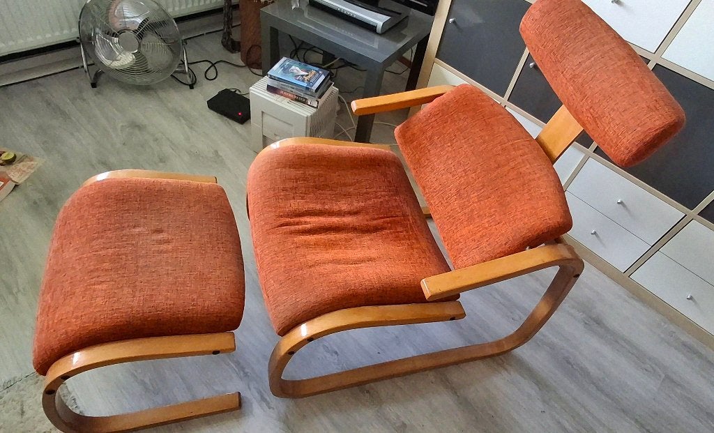 Stokke tweedelige relaxstoel, Ophalen, Hout, Gebruikt, Overige kleuren