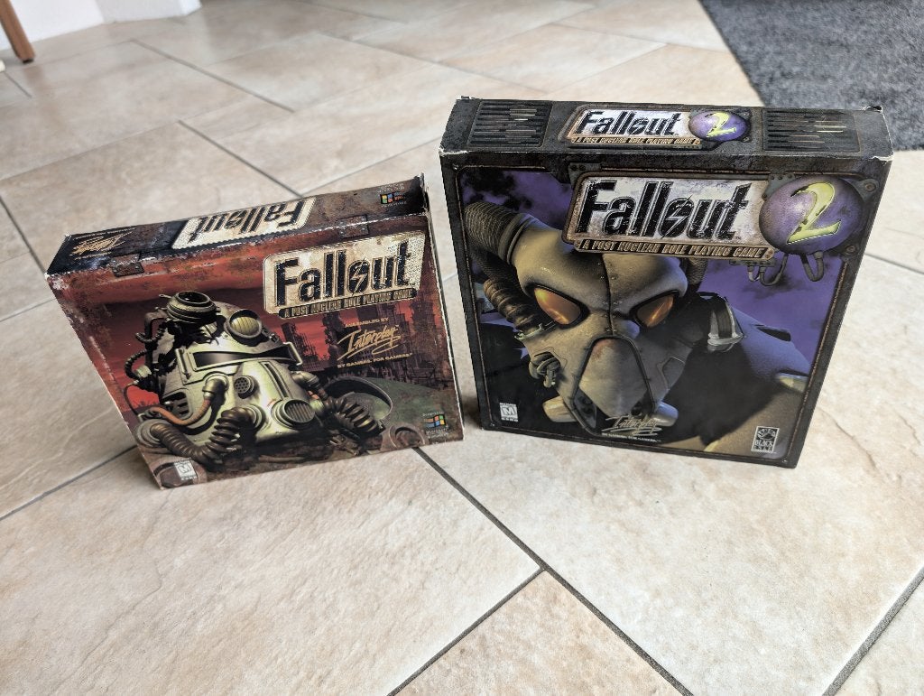 Fallout 1 BIG BOX en Fallout 2 BIG BOX. Zeer zeldzaam!!, Ophalen, Gebruikt, 1 speler, Eén computer