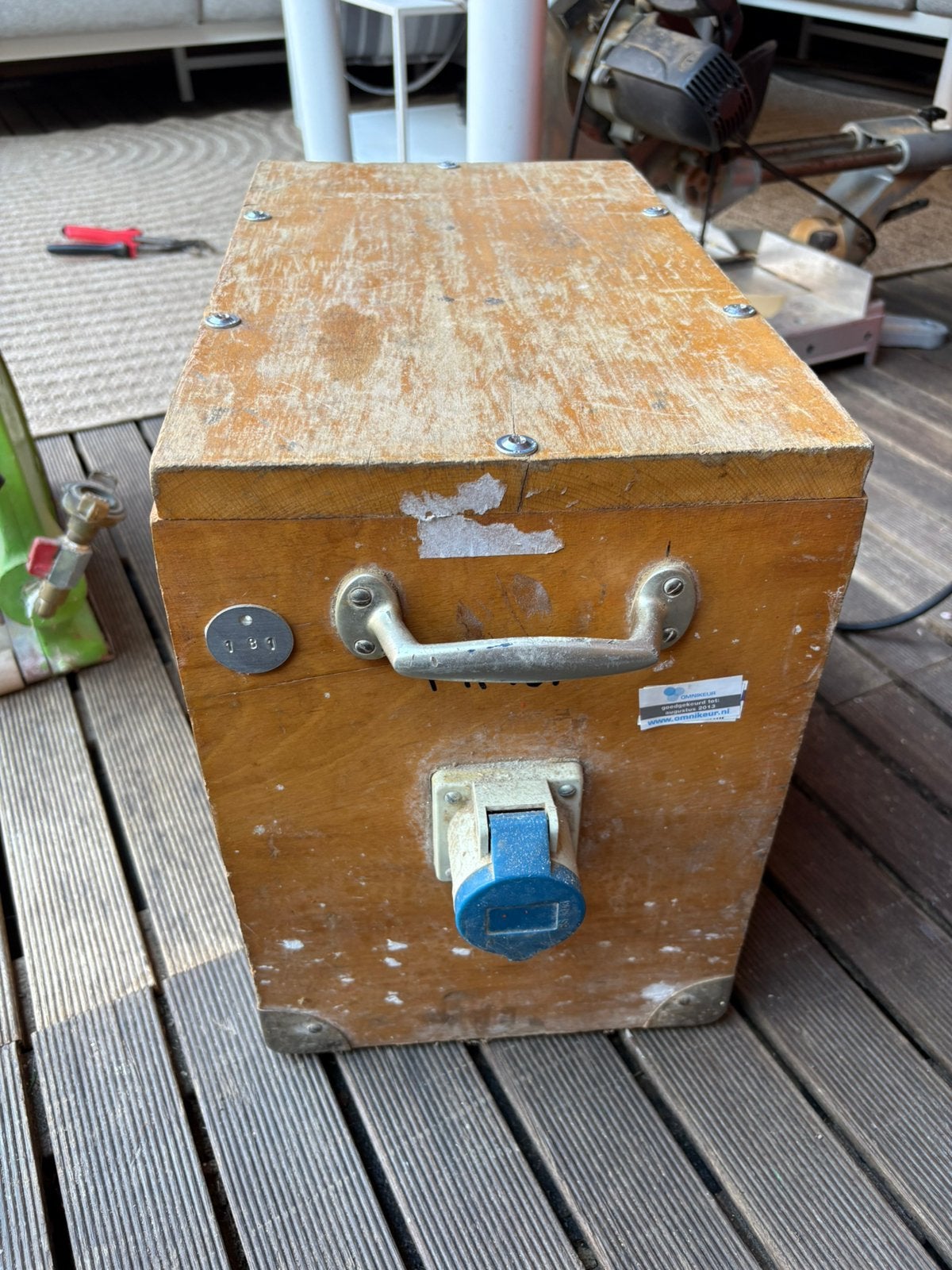 Professionele Scheidingstransformator 230V in Houten Kist, Doe-het-zelf en Verbouw, Ophalen, Gebruikt, Overige typen
