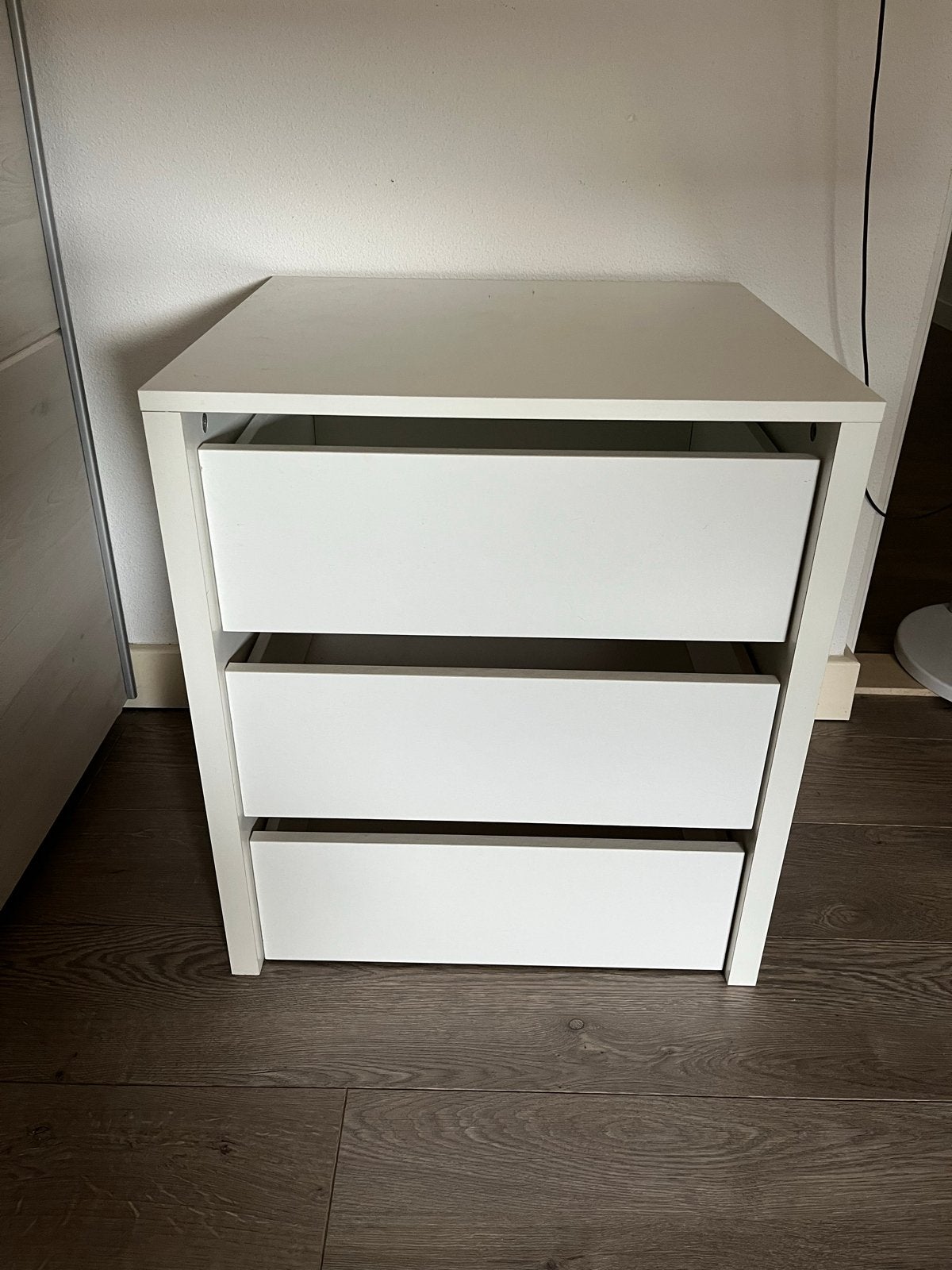 Ladeblok 3 laden wit. Geschikt voor zweefdeurkasten., Huis en Inrichting, Ophalen, 50 tot 100 cm, Zo goed als nieuw, Minder dan 100 cm