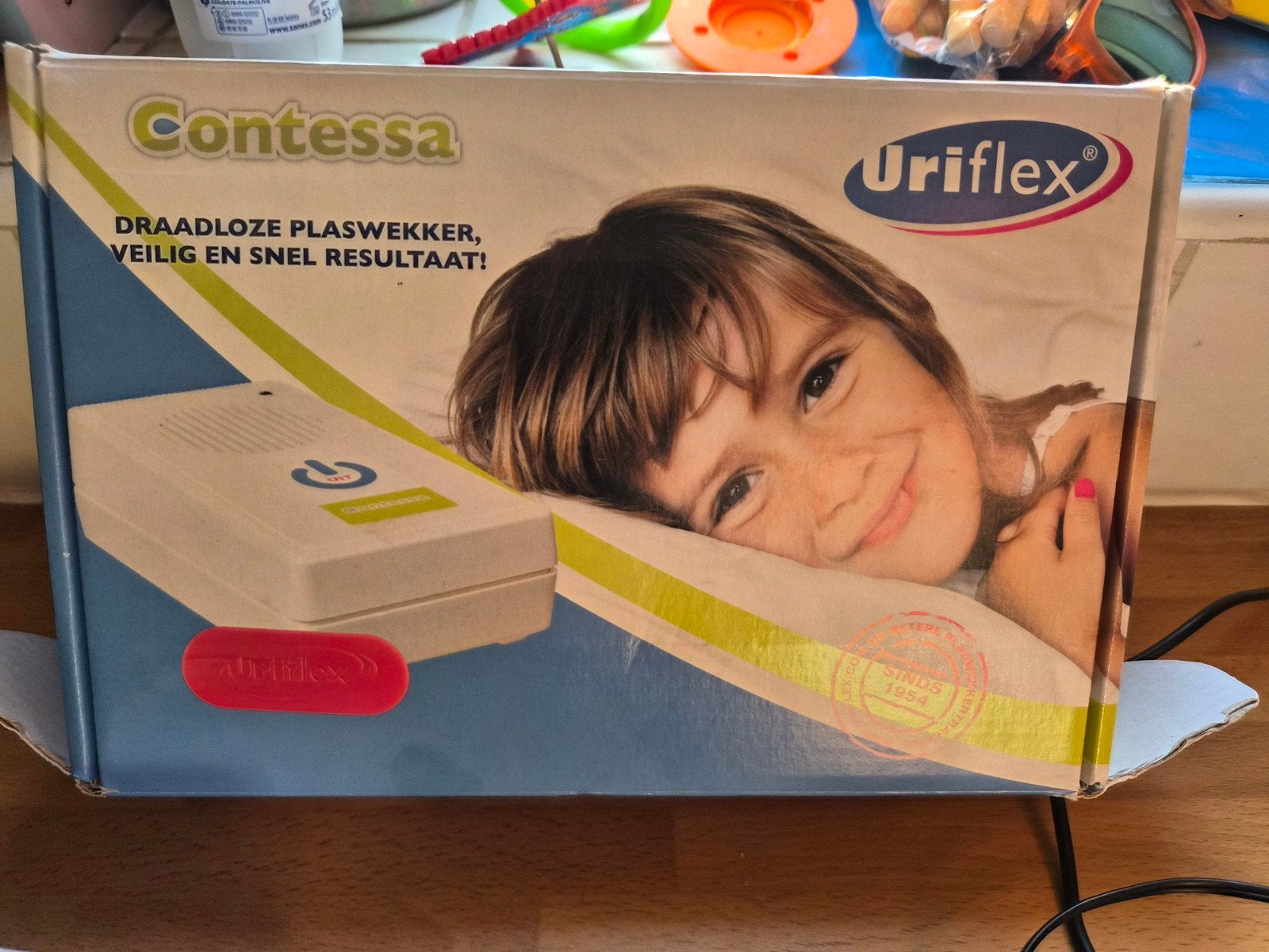 Contessa Uriflex Draadloze Plaswekker - Zo goed als nieuw, Ophalen of Verzenden, Gebruikt