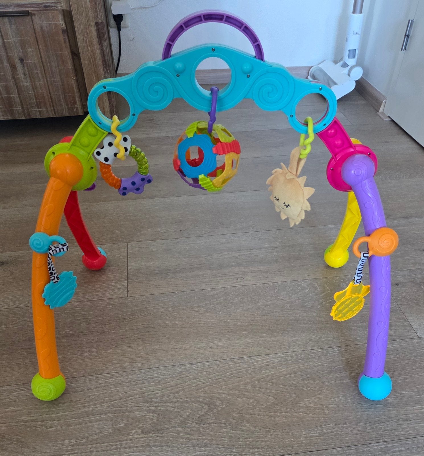Vrolijke babygym - mist 1 speeltje, Ophalen, Gebruikt, Babygym