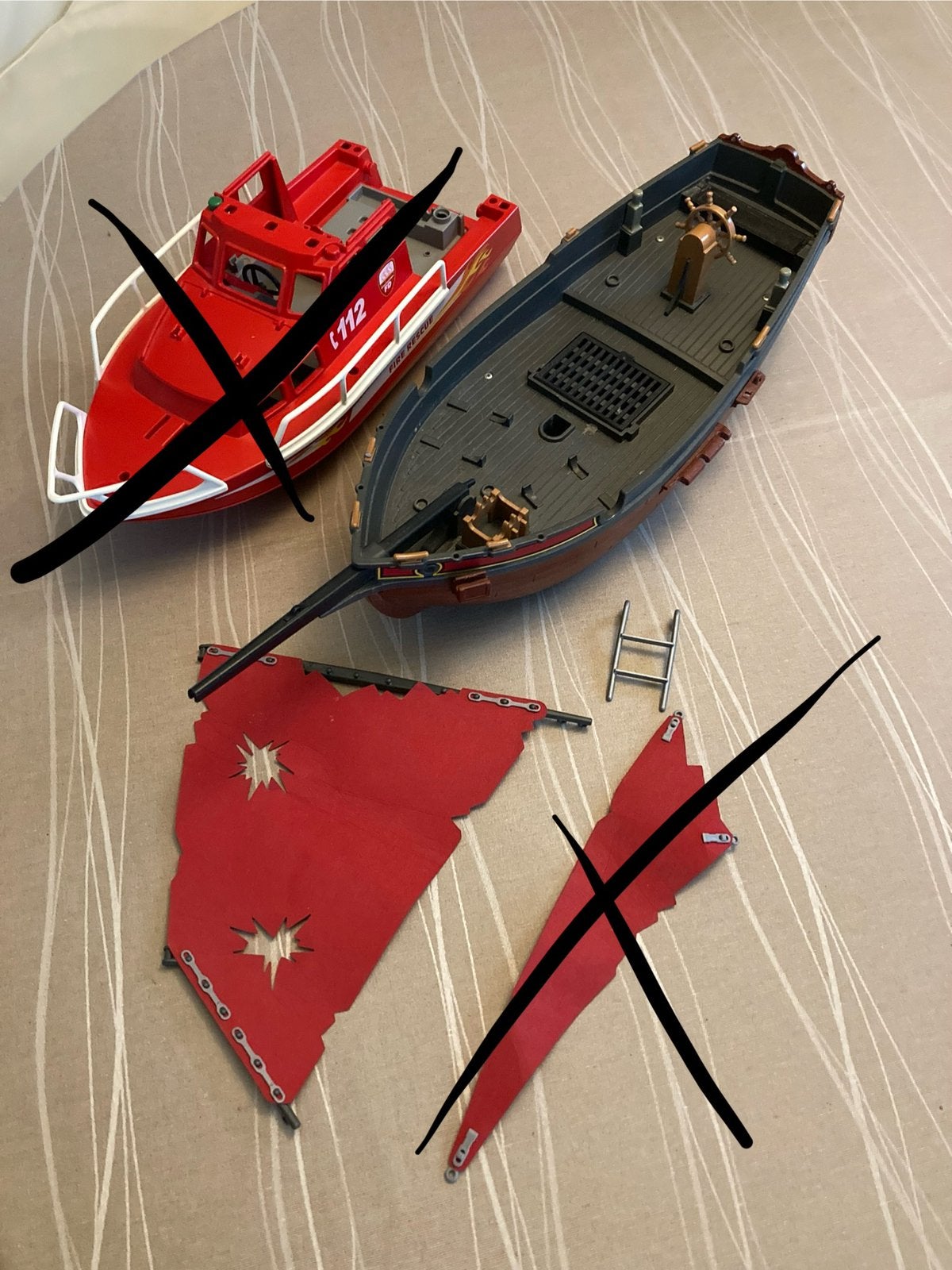 Playmobil boot onderdelen., Ophalen of Verzenden, Zo goed als nieuw