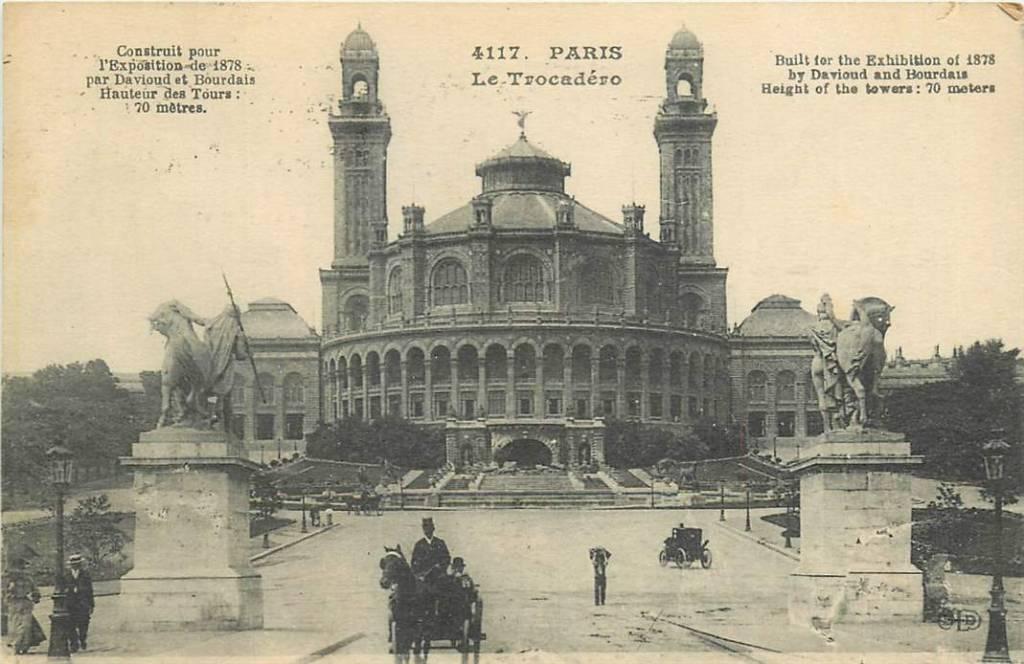 381-419-037 Paris Le Trocadero, Verzenden, Voor 1920, Frankrijk