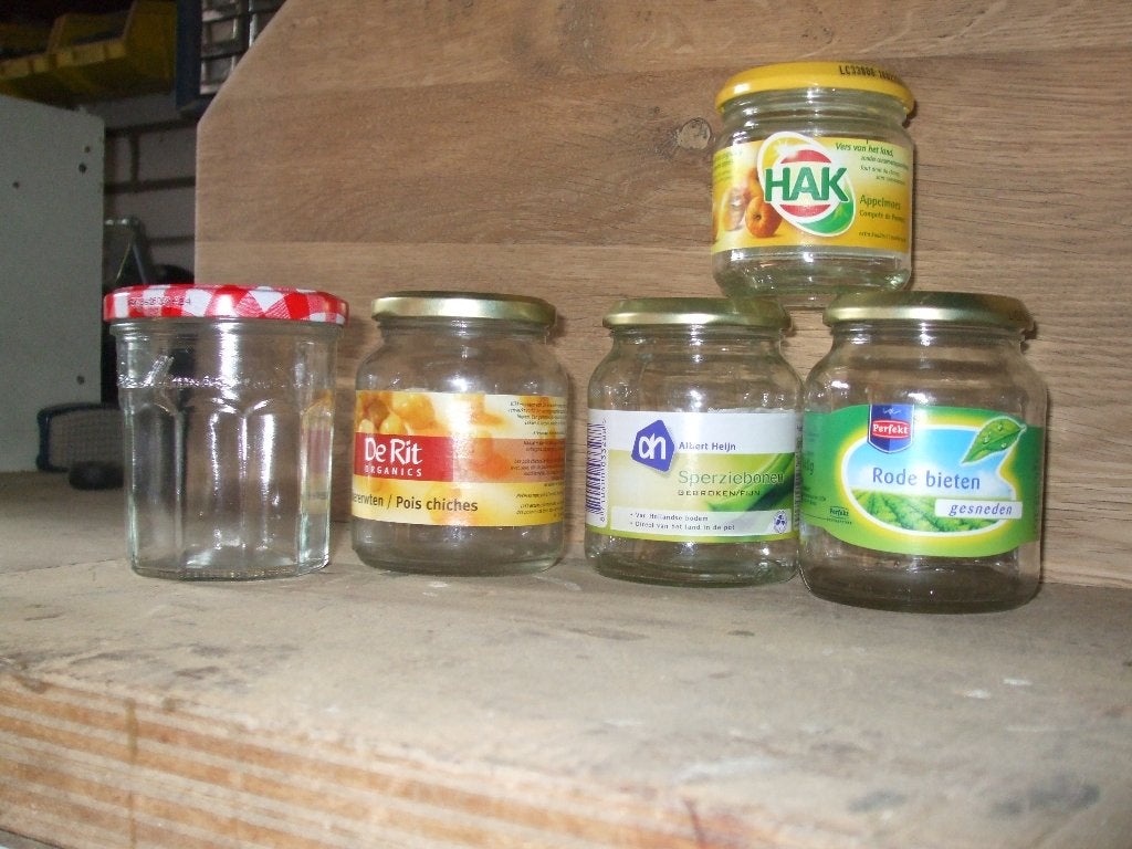 Hak e Jam potjes, Huis en Inrichting, Ophalen, Gebruikt, Met deksel, Overige typen