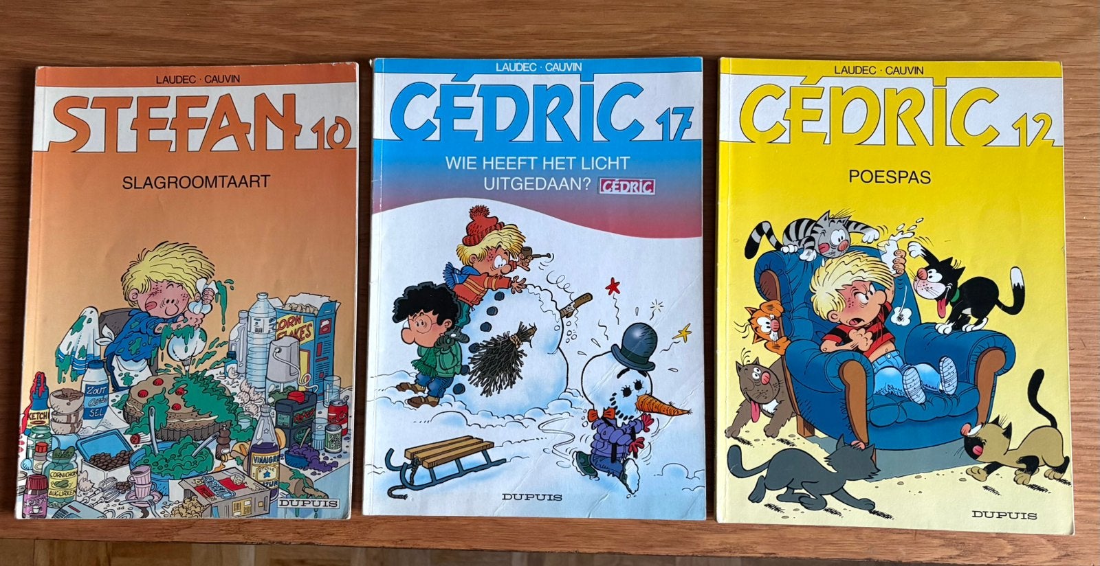3 Albums van de stripreeks Cédric, Boeken, Meerdere stripboeken, Ophalen of Verzenden, Zo goed als nieuw