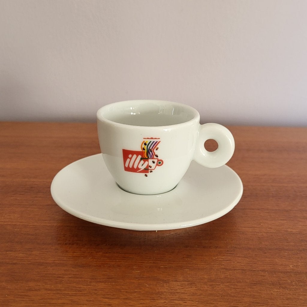 Illy espresso kop en schotel James Rosenquist, Ophalen of Verzenden