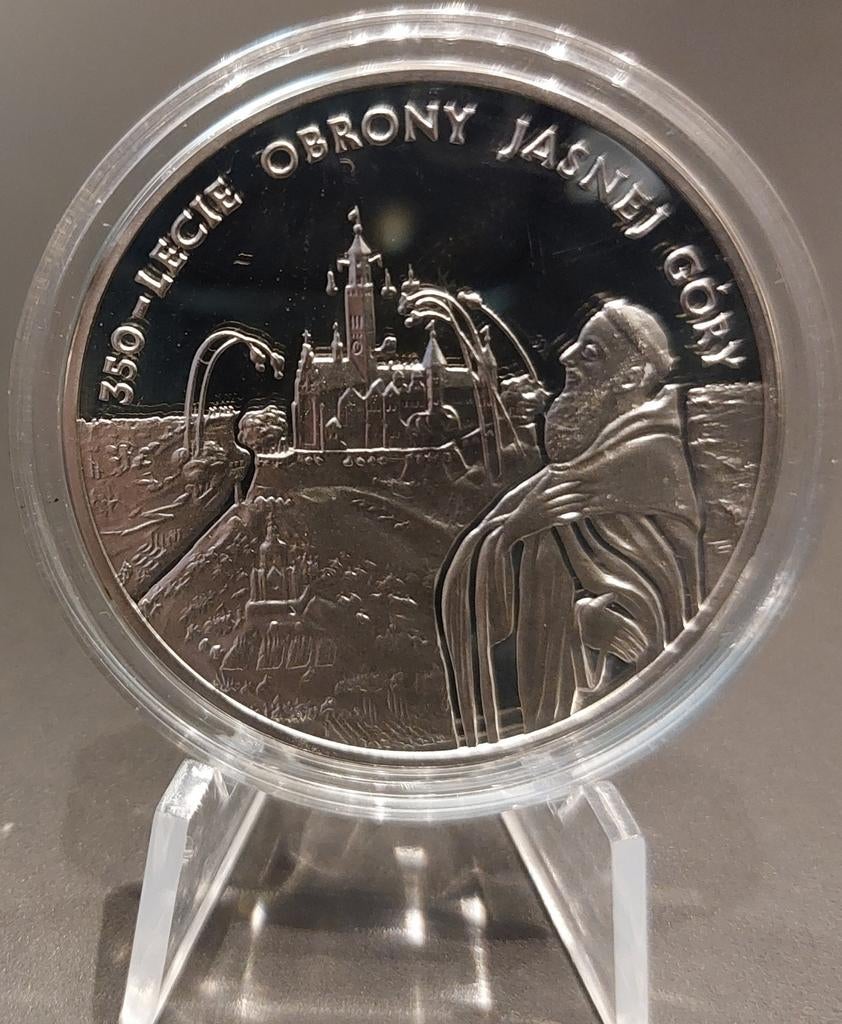 Zilveren Poolse munt 20 Zloty - 350 Jaar Jasna Góra, Verzenden
