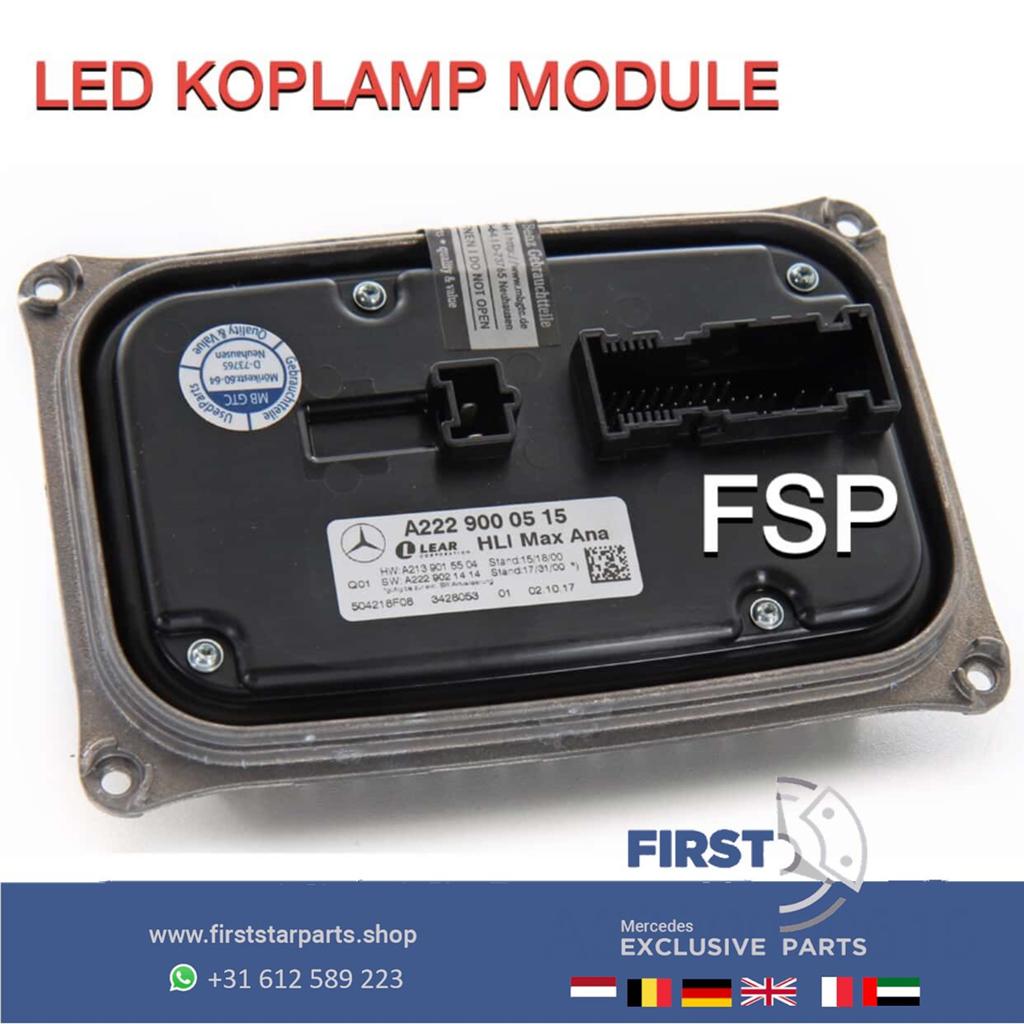 A2229003015 LED KOPLAMPMODULE W205 C205 W213 C257 W222 W463, Gebruikt, -, Ophalen of Verzenden, -