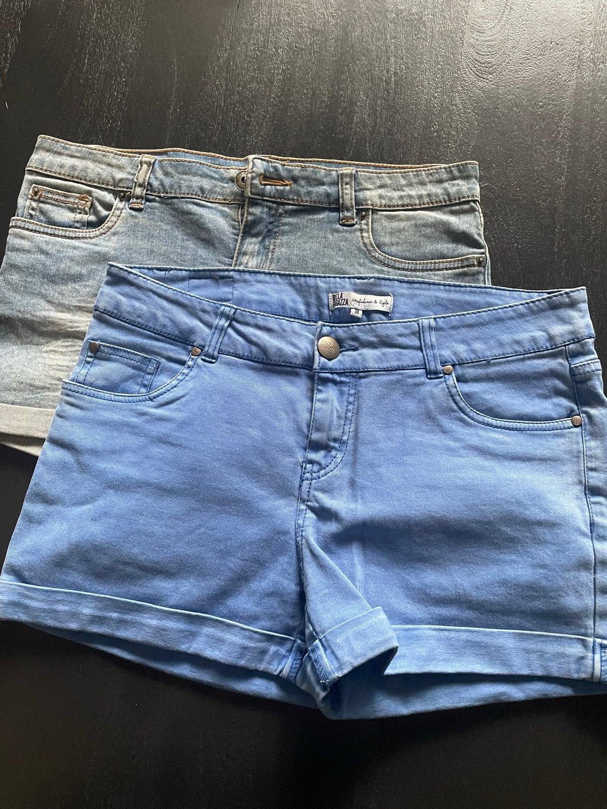 2 nette korte broeken van The Sting, Maat 38/40 (M), Kort, Blauw, Ophalen of Verzenden