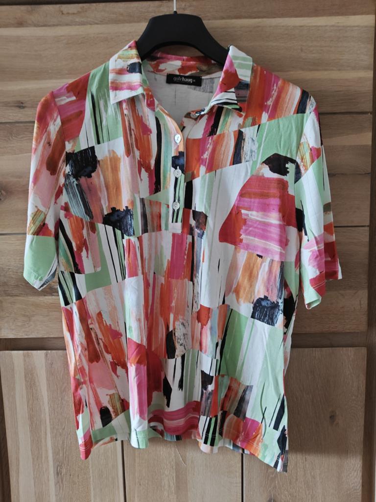 Zo goed als nieuw Gollehaug shirt, korte mouwen, maat 44, Gollehaug, Maat 42/44 (L), Ophalen of Verzenden, Zo goed als nieuw
