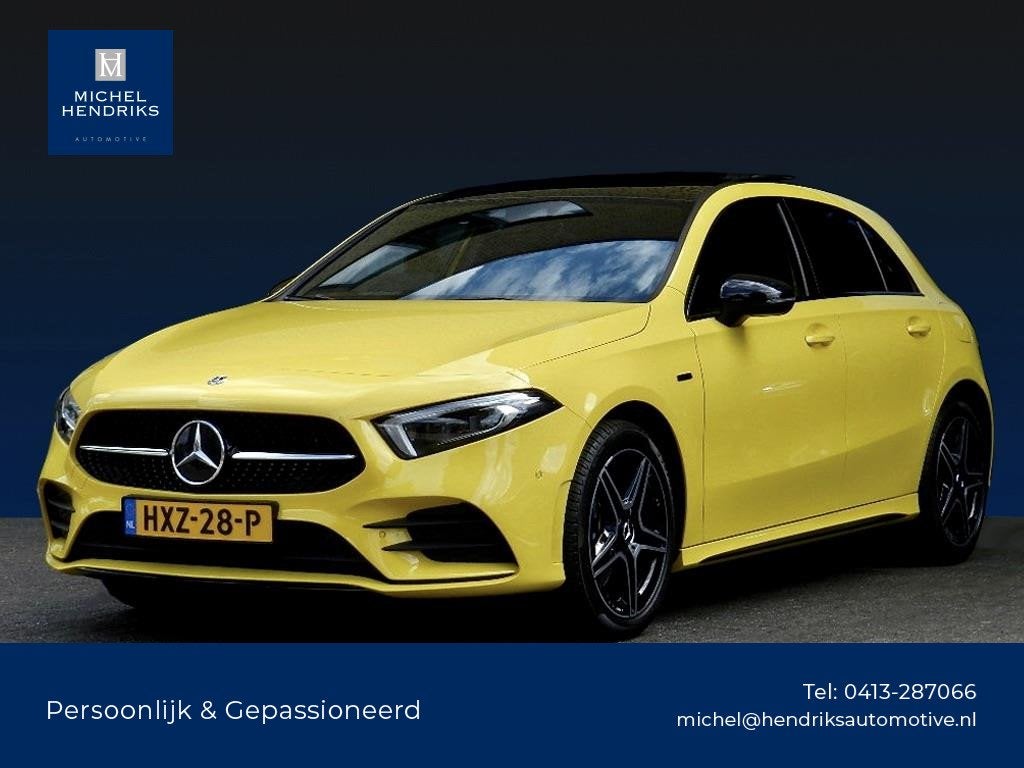 Mercedes-Benz A-klasse 250 e AMG Limited Edition, Auto's, Dealer onderhouden, Gebruikt, 4 cilinders, Bedrijf
