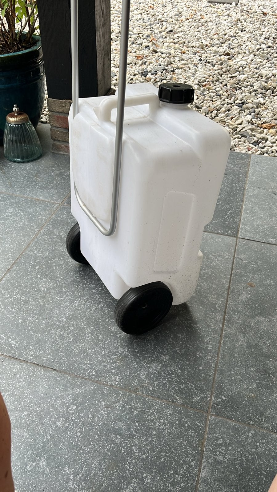 Verrijdbare watertank/watertrolley, Ophalen, Gebruikt