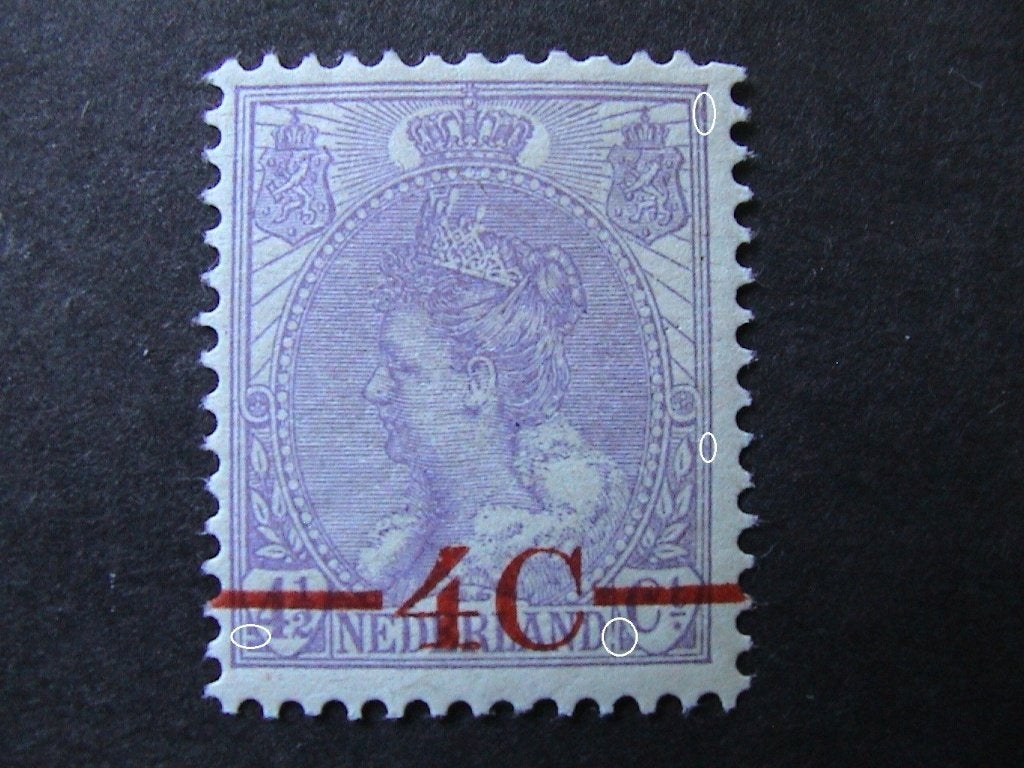 Plaatfout 59 NET17 OP 106 ,ongebruikt., Ophalen of Verzenden, T/m 1940, Postfris