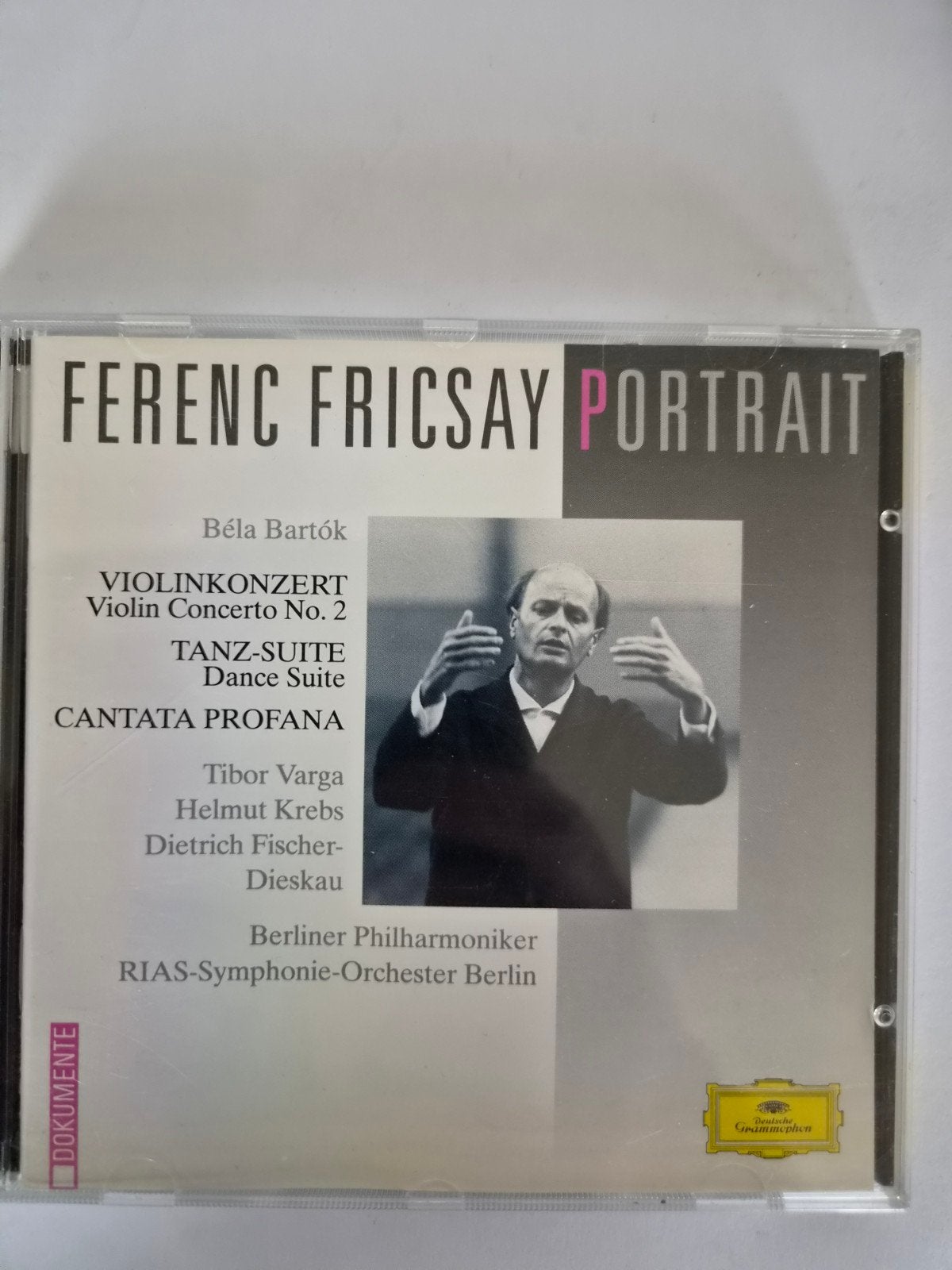 Ferenc Fricsay Portrait - Béla Bartók - Vioolconcert No. 2, Overige componisten, Soloconcert, Modernisme tot heden, Ophalen of Verzenden