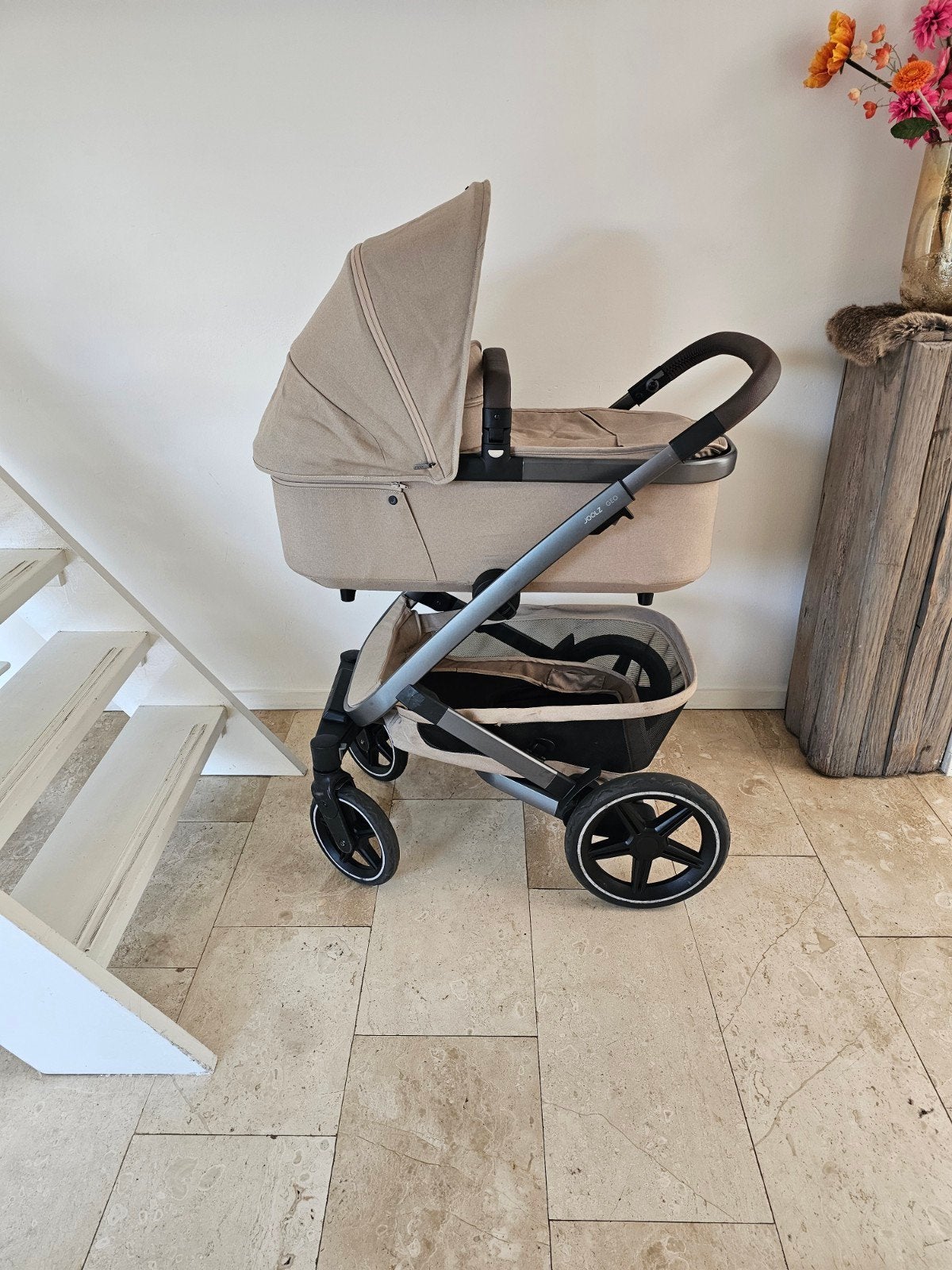 Joolz Geo3 Kinderwagen  Taupe  Compleet Met Maxicosi 360, Ophalen, Zo goed als nieuw, Overige merken, Duowagen