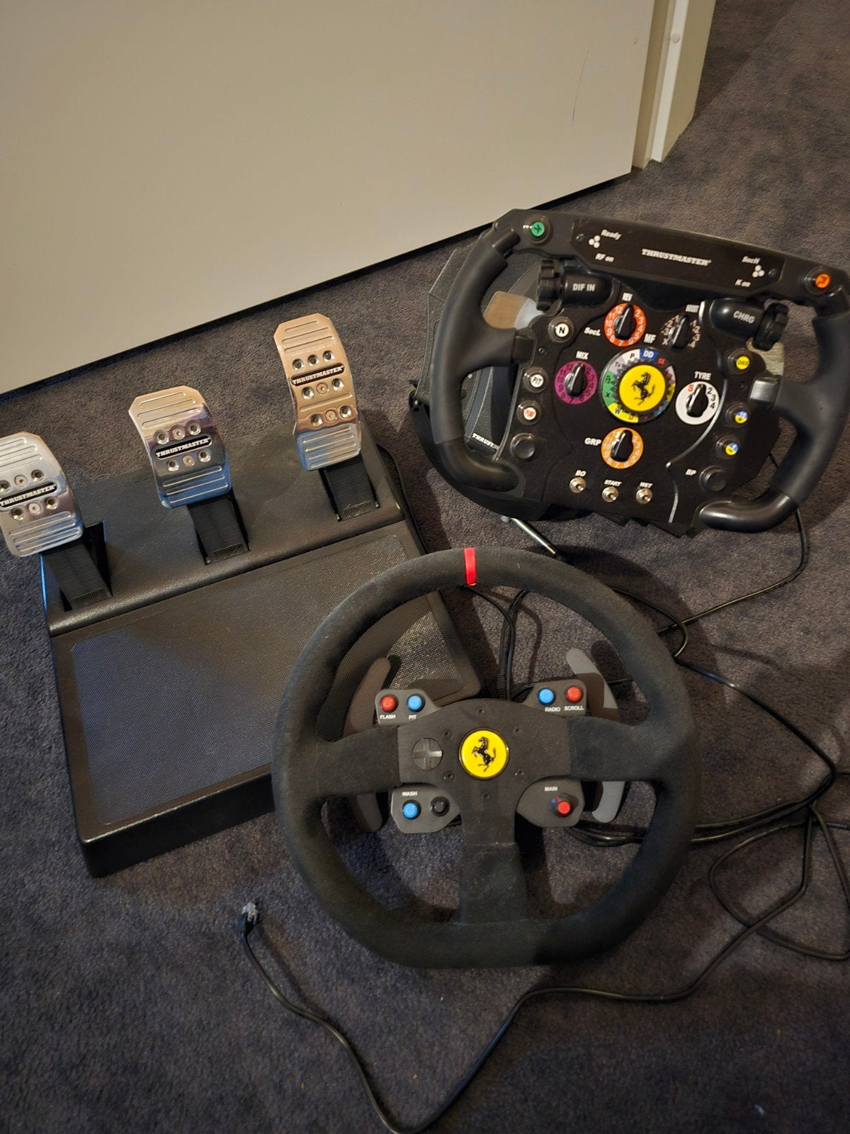Thrustmaster Alcantara Set + Extra Ferrari F1 Stuur, Racestuur, Gebruikt, Force feedback, Ophalen of Verzenden